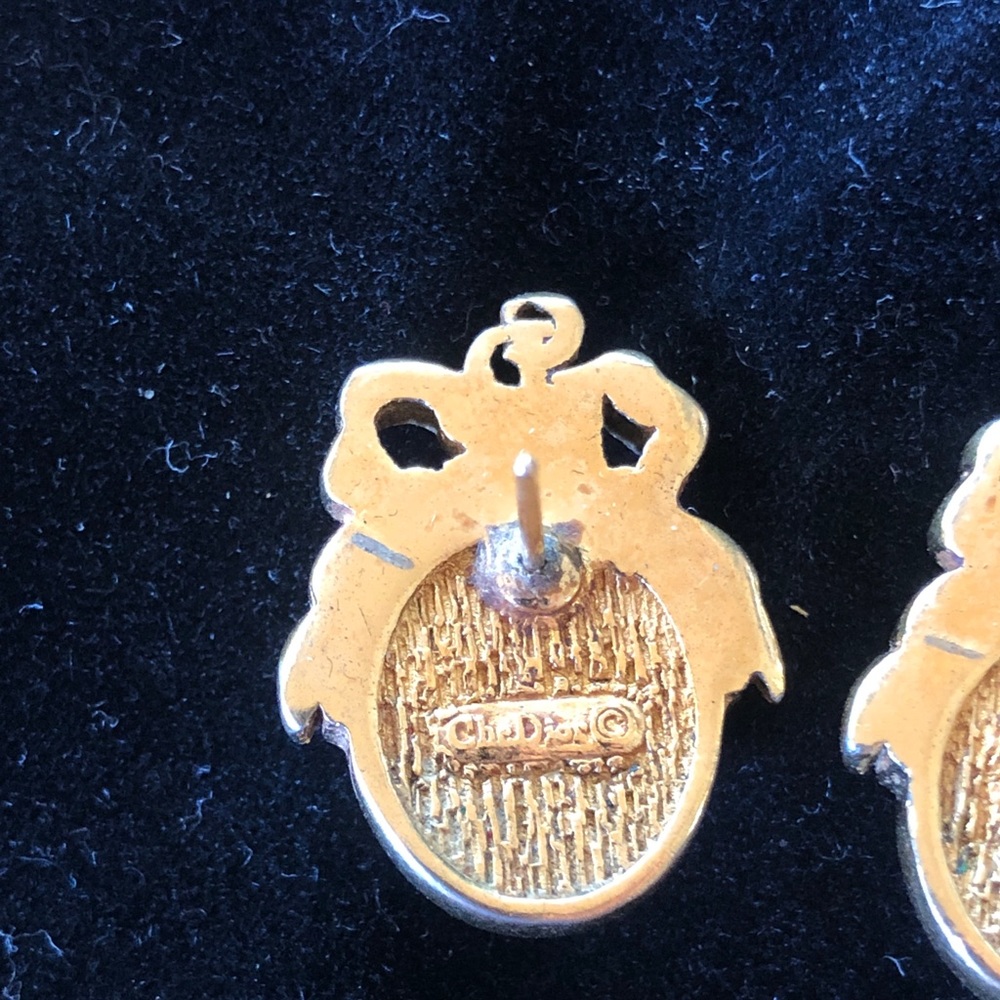 Sold! Christian Dior Stud Earrings - Picture 4 of 7